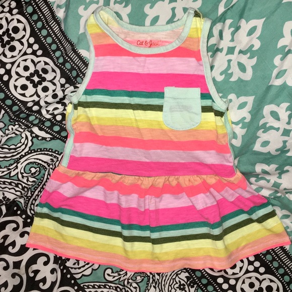 3 Cat & Jack sleeveless tops 4T - Picture 2 of 7